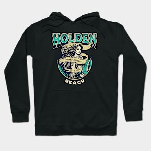 Holden Beach, NC Summertime Vacationing Mermaid Hoodie